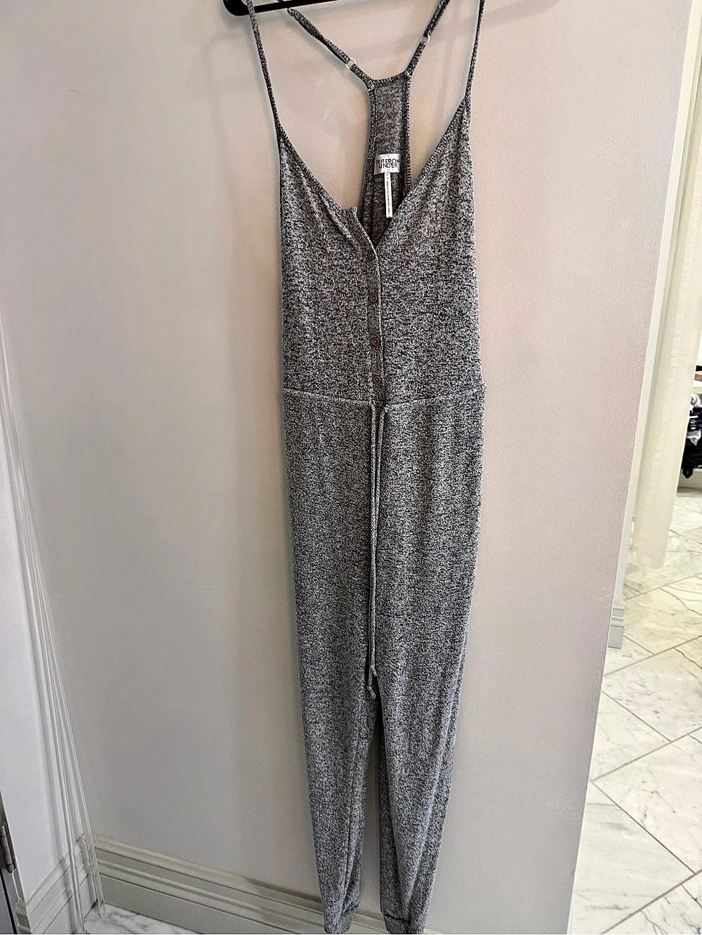 Our from under urban  Gray Knit Jumpsuit Size Medium